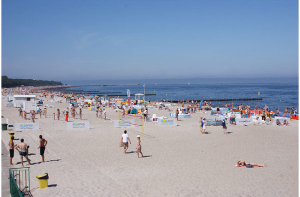 plaża w Kołobrzegu