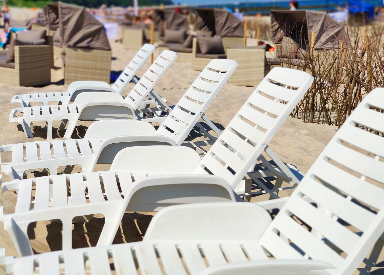 Plaża przy hotelu AQUARIUS SPA